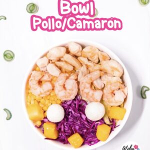 🌈 Bowl Pollo & Camarón – El combo que lo tiene todo